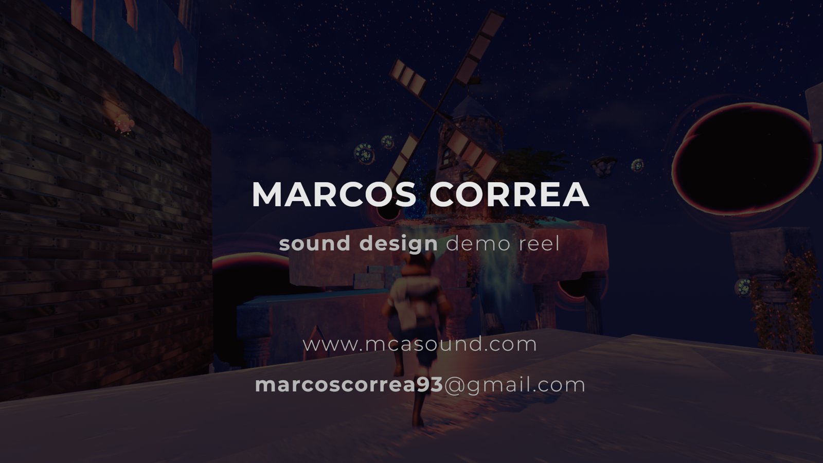 Marcos Correa — Sound Design demo reel
